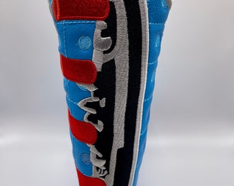 Blade Putter Cover – Battleship Design – Magnetic Golf Headcover – Limited Edition