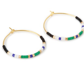 PENDIENTES DE ARO DE PERLAS Y ORO