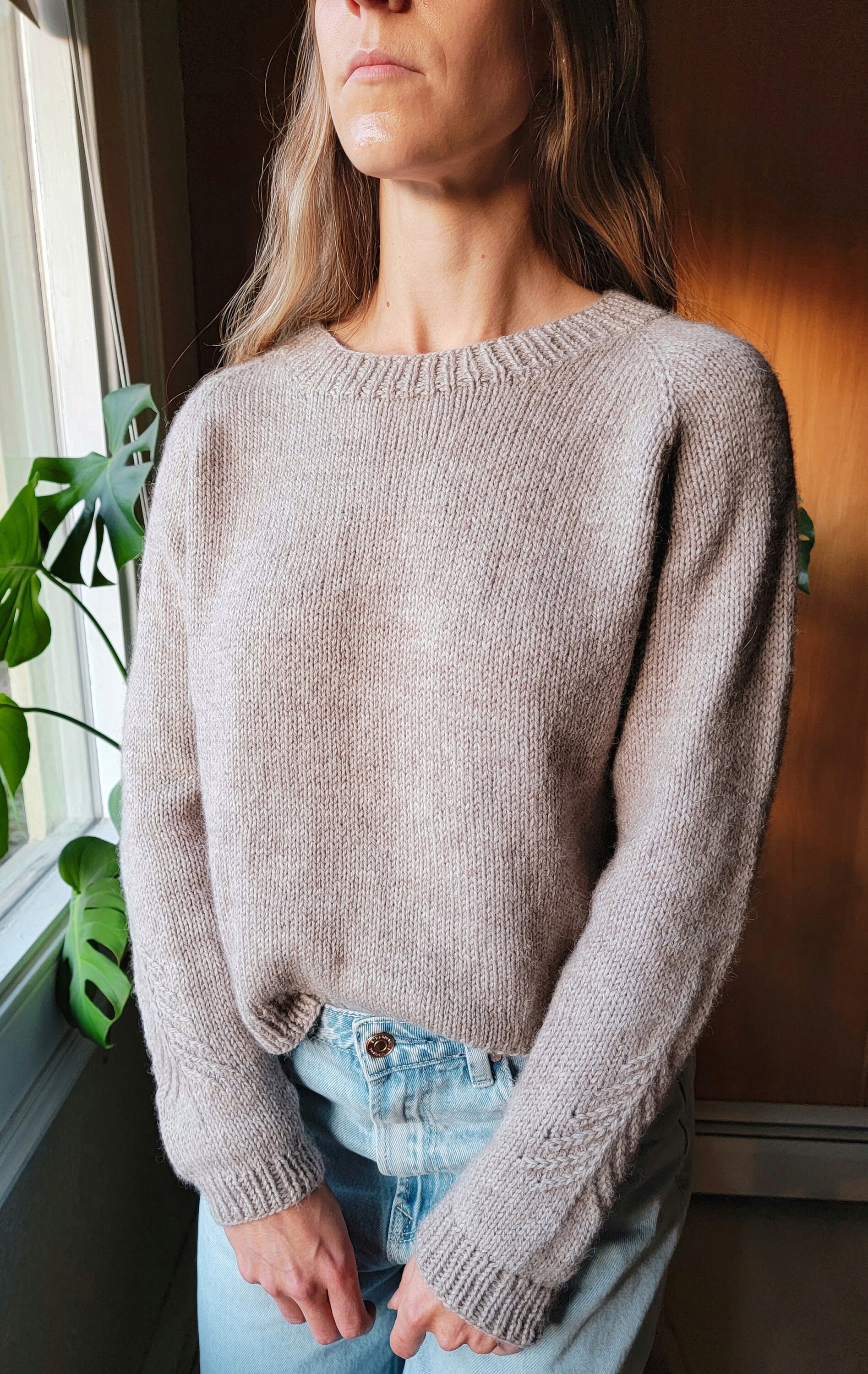 KNITTING PATTERN // Yoho Jumper / Raglan Sweater Pattern / Pine Tree ...