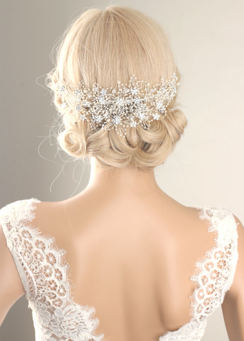 Wedding Hair Piece Bridal Pearl Hairpiece Bridal Accessory Etsy