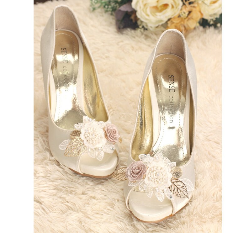 Wedding Shoe Clips Bridal Shoe Clips White Shoe Clips Etsy Australia