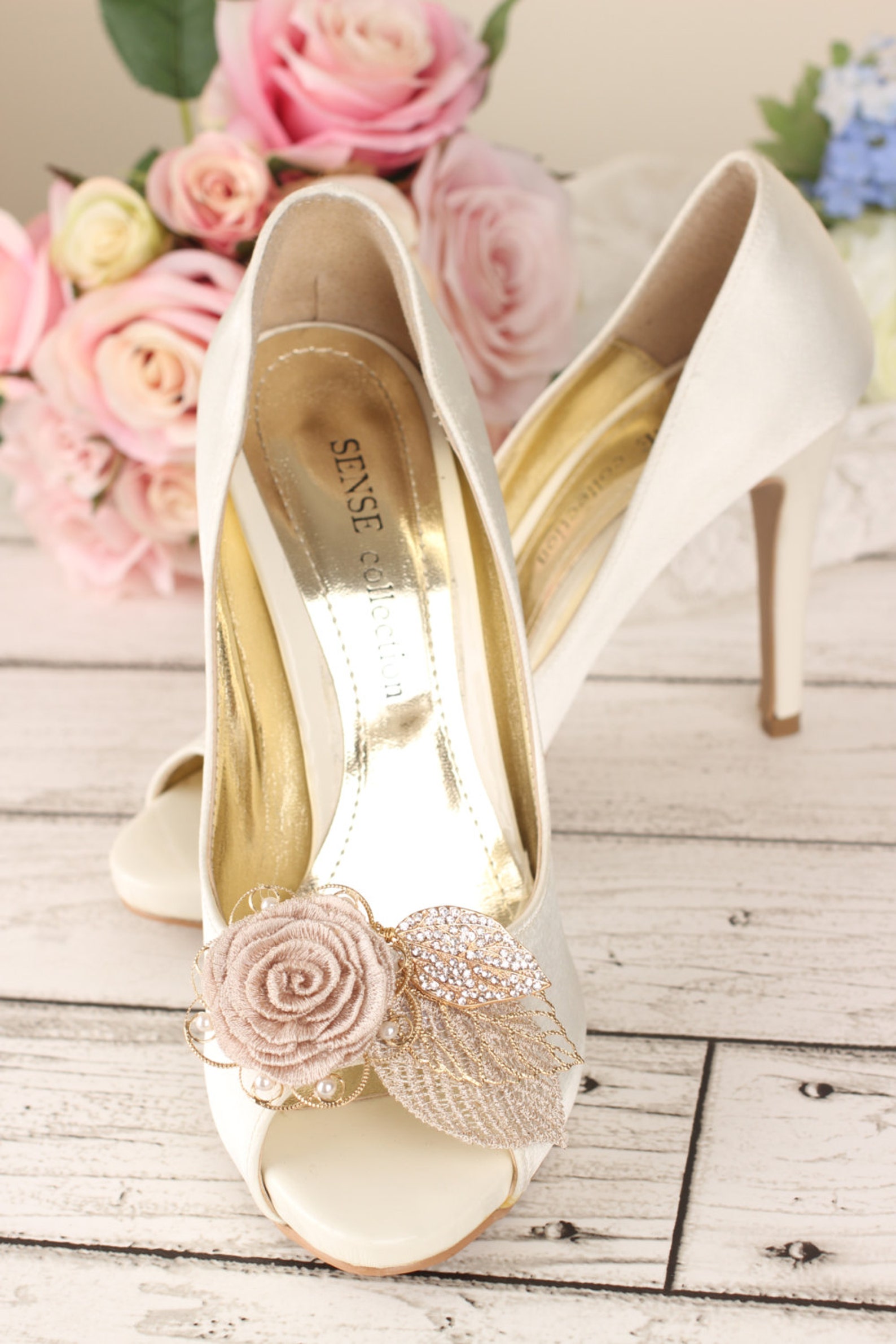 Rhinestone Shoe Clips Shoe Clips Crystal Shoe Clips Bridal Etsy