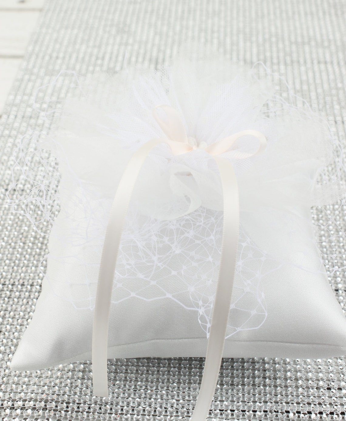 Bridal ring pillow wedding ring pillow lace ring pillow Etsy