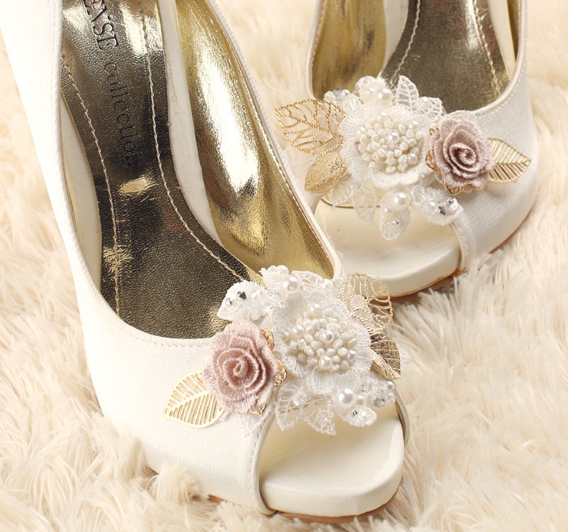 Wedding Shoe Clips Bridal Shoe Clips White Shoe Clips Etsy Australia