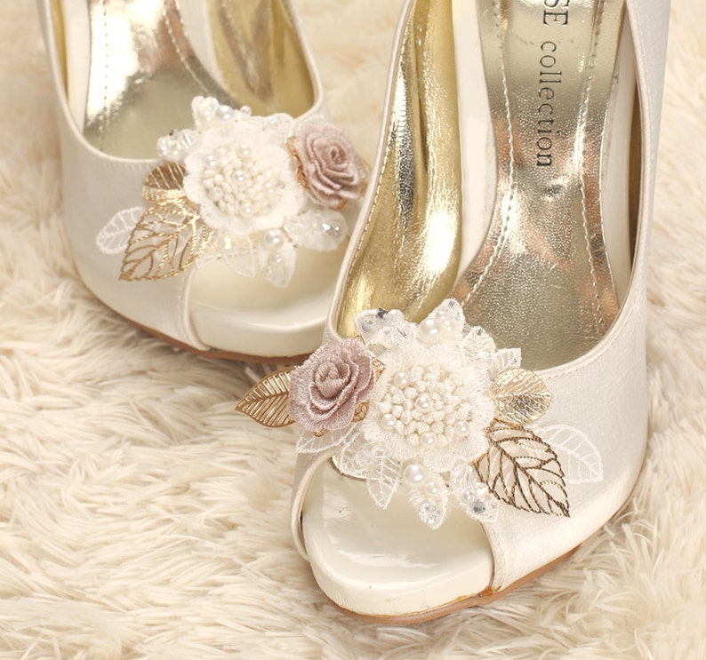 Wedding Shoe Clips Bridal Shoe Clips White Shoe Clips Etsy Australia