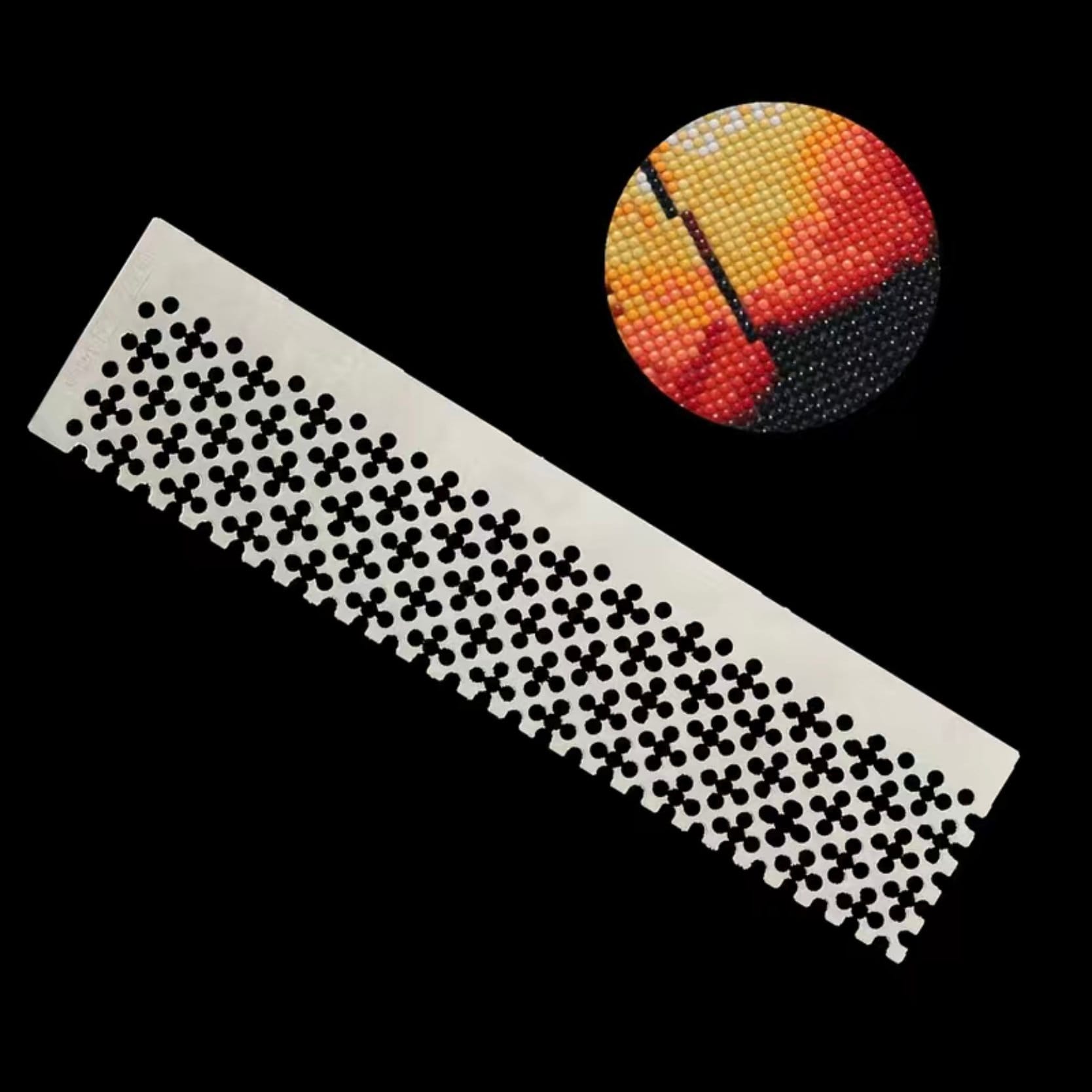 Canvas Alignment Tools Diamond Painting Ruler For Square Drills - Multi ...