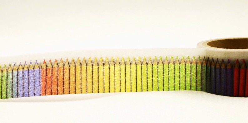 Sample Lengths Color Pencil Washi Tape