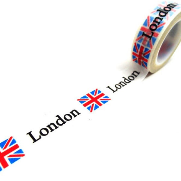 London & British Flag Washi Tape Roll