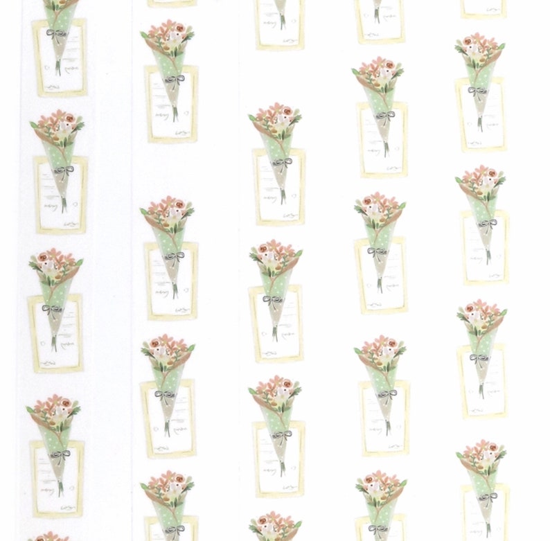 Shabby Chic Flower Boutique Sample Lengths Clipboard Washi Tape