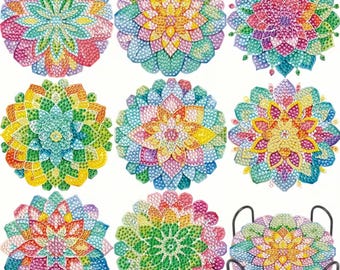 ABEUTY - Kit per pittura a mosaico 5D, fai da te con strass per albero della posta, pittura con diamanti e cristalli, confezione delle lettere