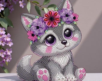 Holiday Teapot Suncatcher – Single Sided DIY Diamond Painting Kit