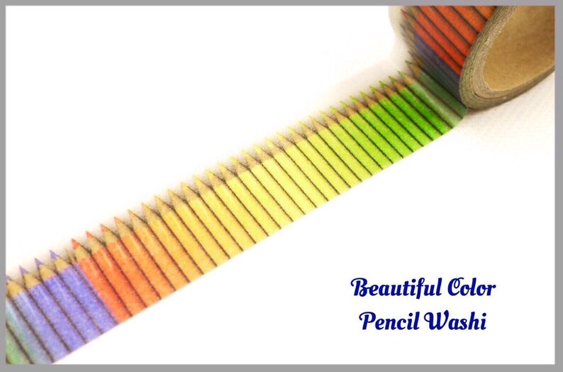 Sample Lengths Color Pencil Washi Tape