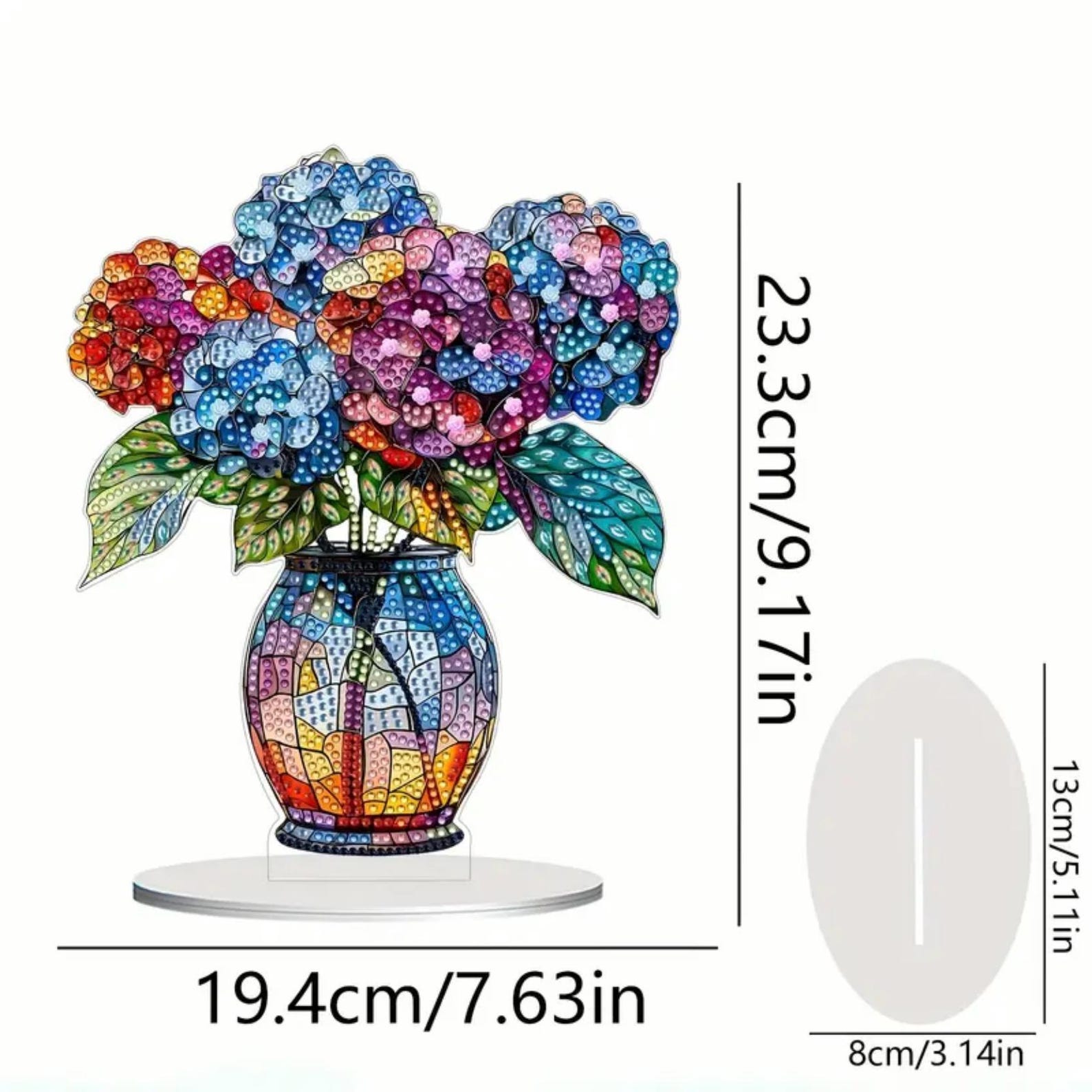 Vibrant Hydrangea Diamond Painting Kit – DIY Single Sided Acrylic ...