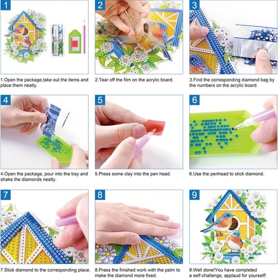 Stylo électrique Pour Peinture Diamant 5D - Kit Complet Avec Aspiration, Pas De Cire, Plateaux De Rangement (alimentation USB)