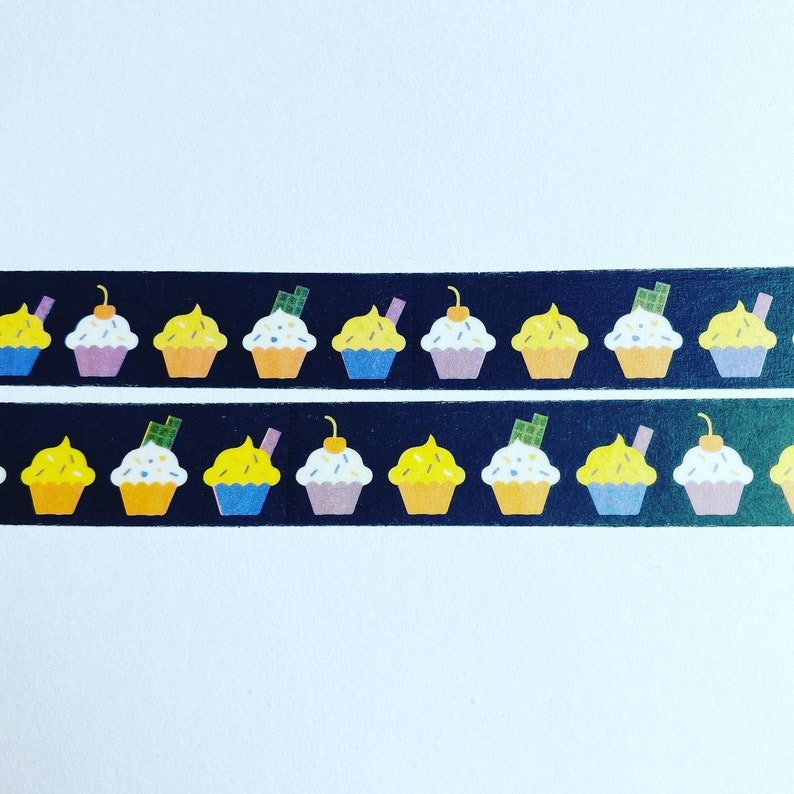 Washi Tape Spook Party Halloween Cupcakes Sample Lengths