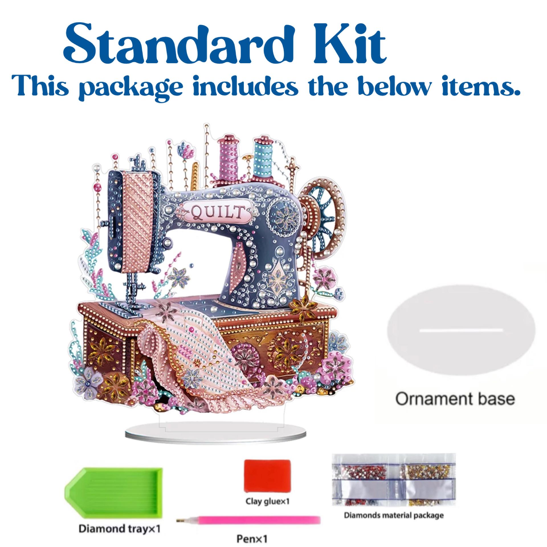 Pavemlo 5D Diamond Painting Kit Completo Macchina da Cucire, DIY Pittura Diamante Art Kit Tavolo, Strass Arte Creazione di Mosaico Murale Artigianale per la Decorazione della Parete di Casa 30x30cm Pavemlo 5D Diamond Painting Kit Completo Macchina da Cucire, DIY Pittura Diamante Art Kit Tavolo, Strass Arte Creazione di Mosaico Murale Artigianale per la Decorazione della Parete di Casa 30x30cm