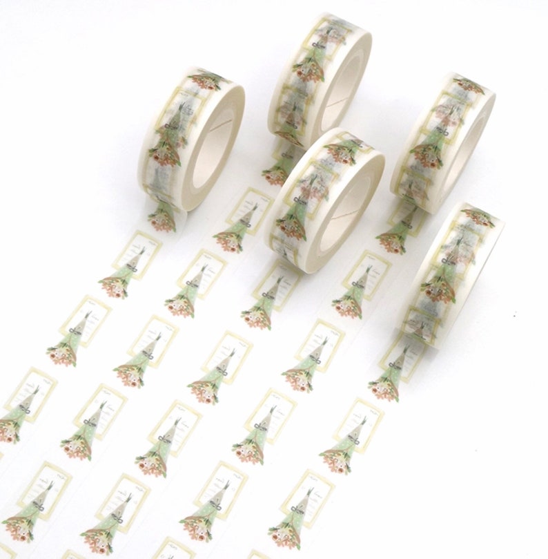 Shabby Chic Flower Boutique Sample Lengths Clipboard Washi Tape
