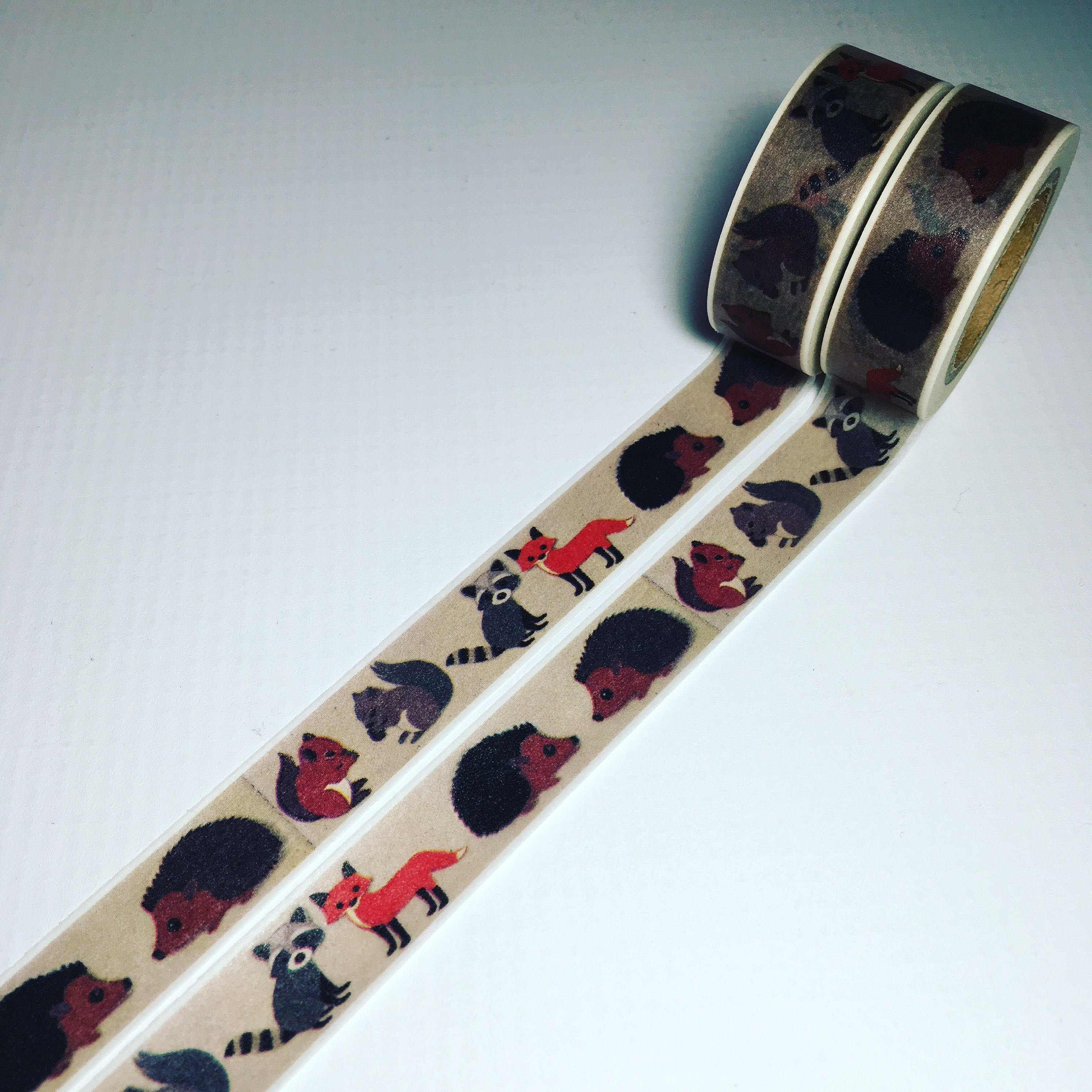 Glue & Adhesives Papercraft Forest Animals Squirrels and Washi Tape