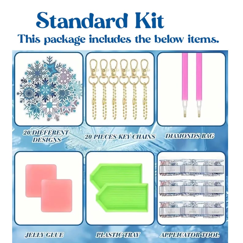 Set of 20 Double Sided Purple and Blue Snowflake Ornaments Diamond