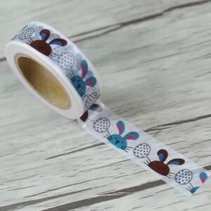 Osterhasen mit Ostereiern, Washi Tape Rolle