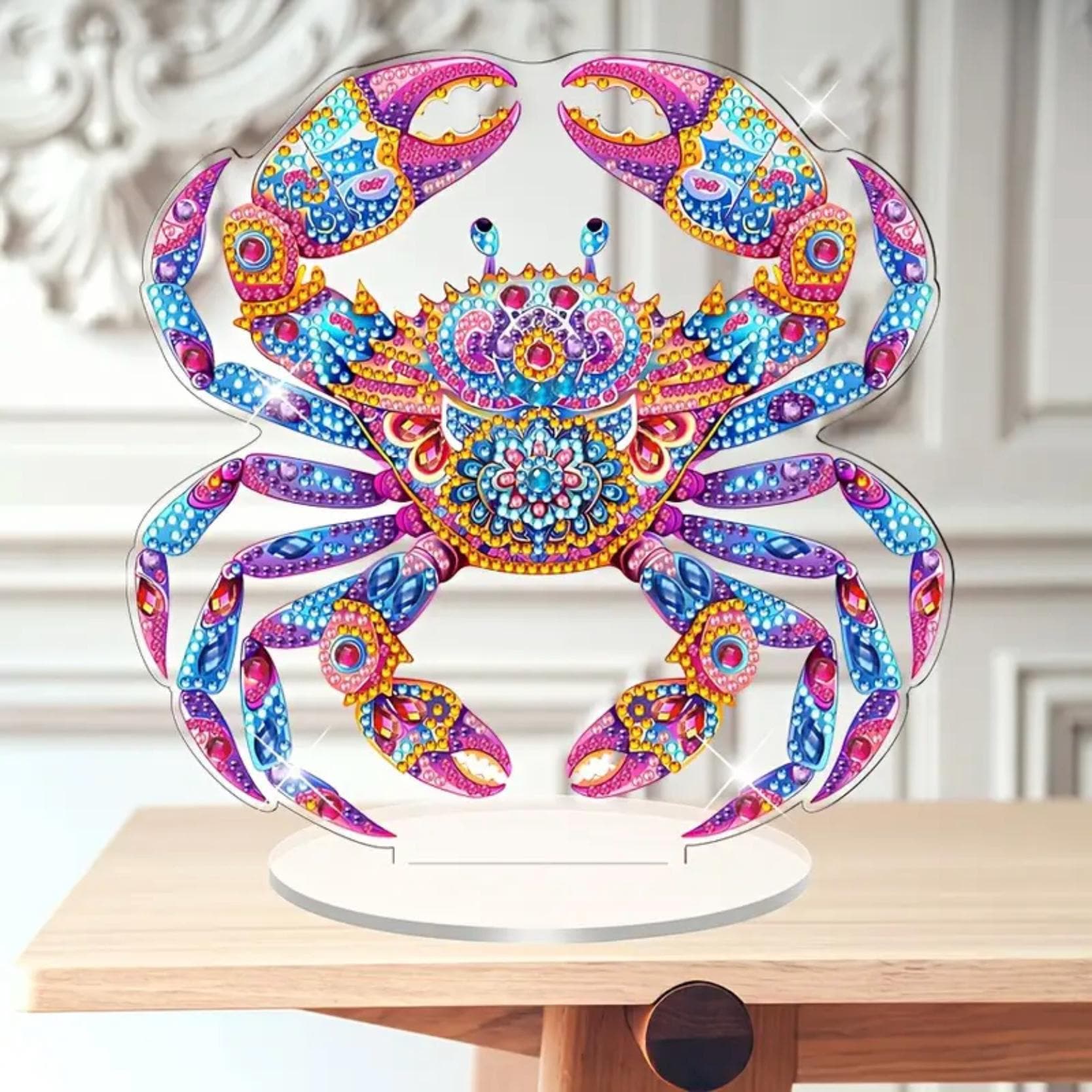 DIY Colorful Crab Diamond Painting Kit – Single Sided Tabletop