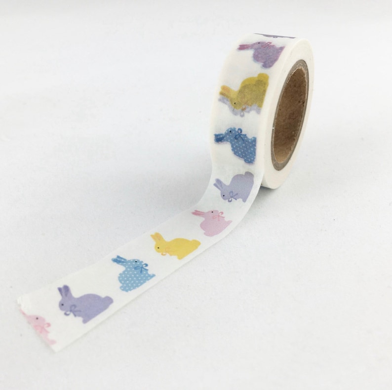 Washi Tape Peeps Easter Bunnies Sample Lengths