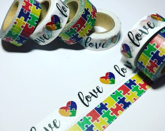 Autism Awareness, Puzzles, Love, Washi Tape, Sample Lengths, Park Lane