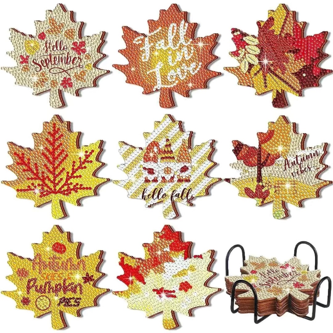 Fall Clearance 8 DIY Fall Leaf Coasters With Fall Quotes And Etsy fall-clearance-8-diy-fall-leaf-coasters-with-fall-quotes-and-etsy