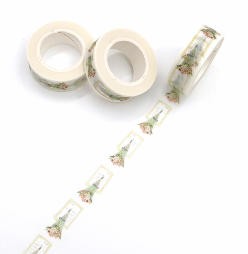 Shabby Chic Flower Boutique Sample Lengths Clipboard Washi Tape