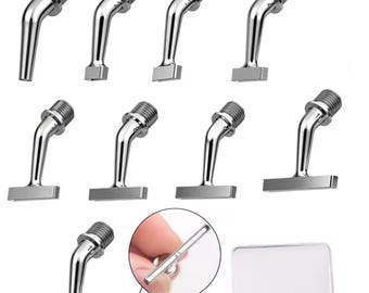 New Ultra Thin Ergonomical Multi-Placer Set – 10 Silver Screw-In Tips for Diamond Painting