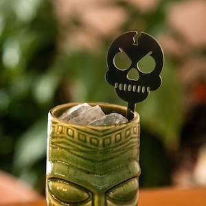 Set of 5 – Skull Crusher XL Swizzle acrylic swizzle sticks