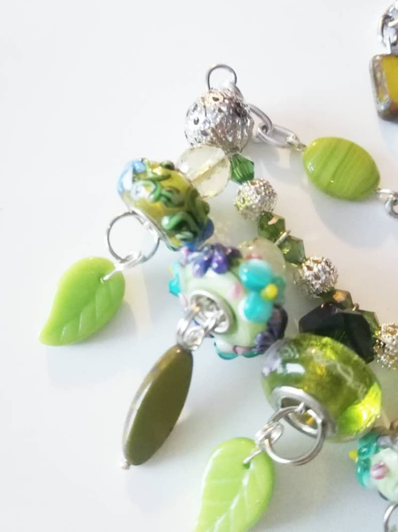 Green sharm necklace for women 18