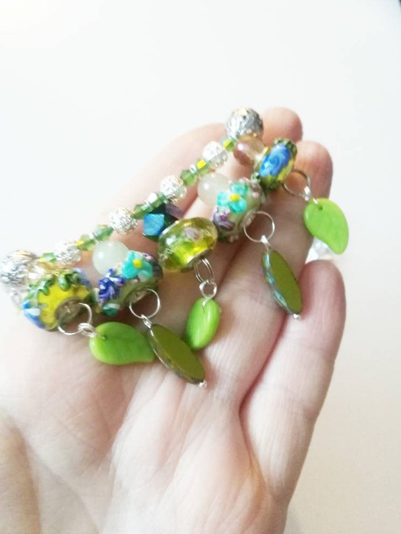 Green sharm necklace for women 18