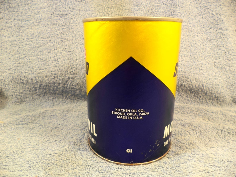 Super Shield Motor Oil 1 Quart Motor Oil Can Etsy