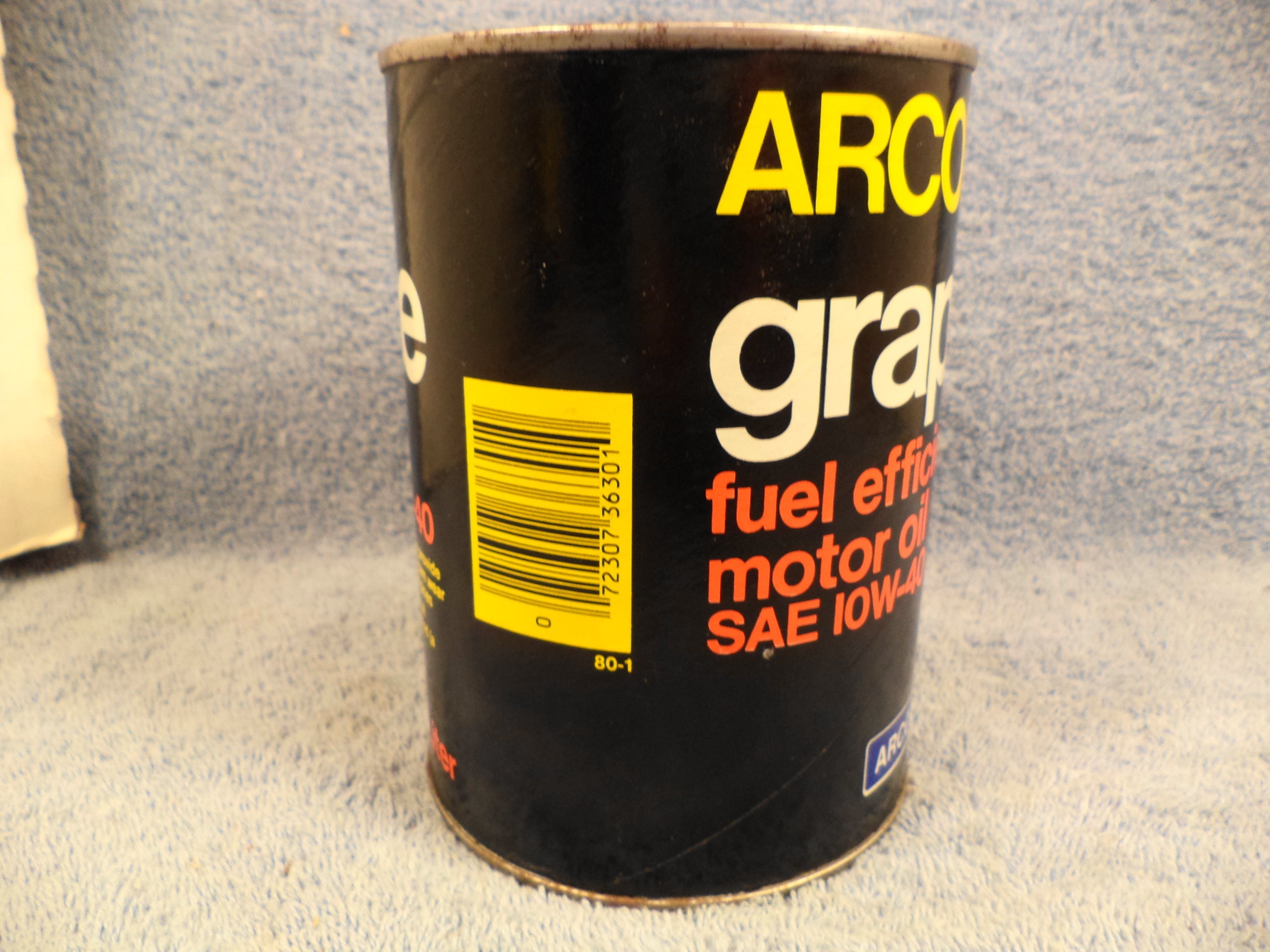 ARCO Graphite Motor Oil 1 Quart Motor Oil Can Etsy