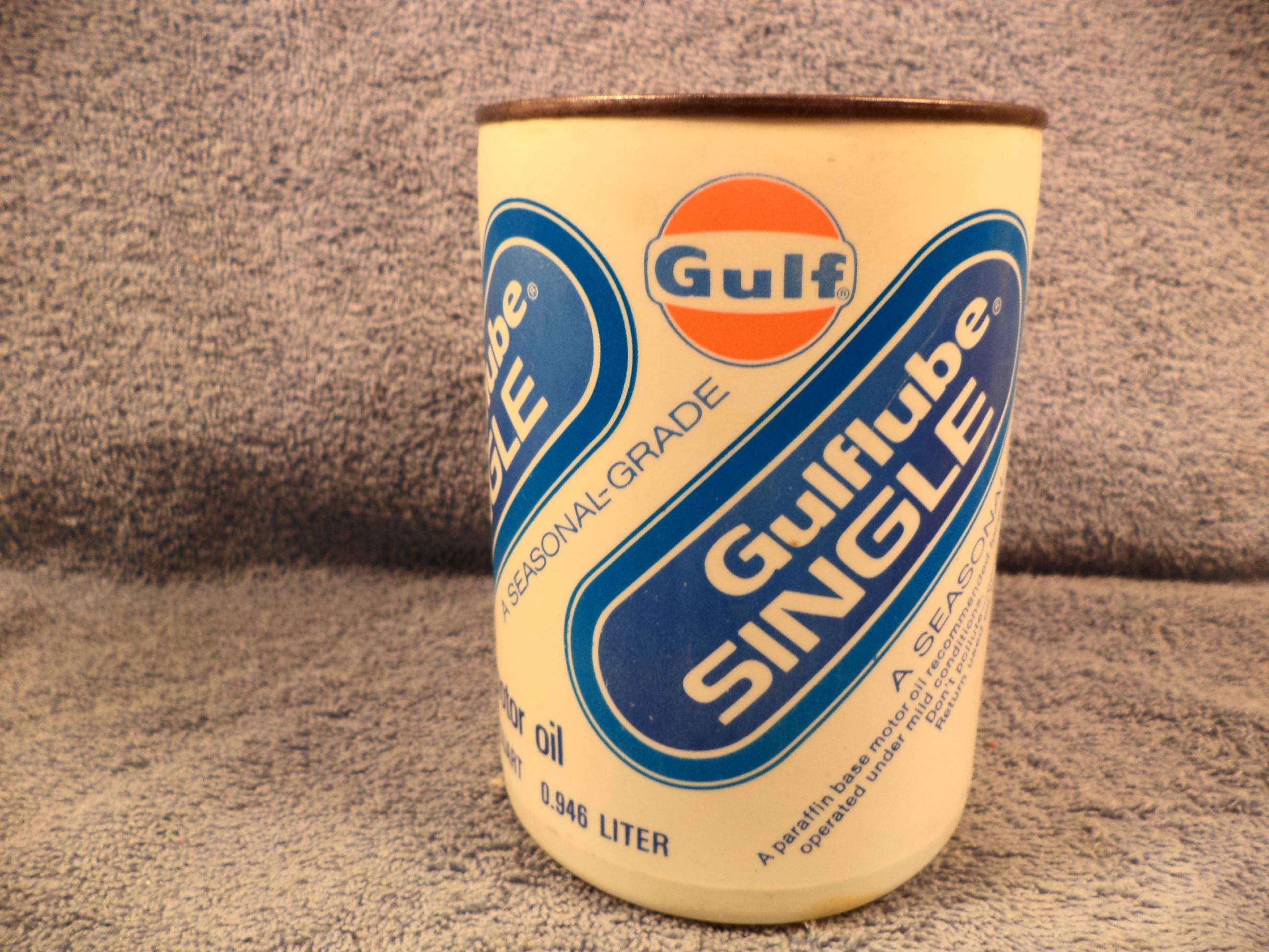 Gulf Motor Oil Can - Etsy