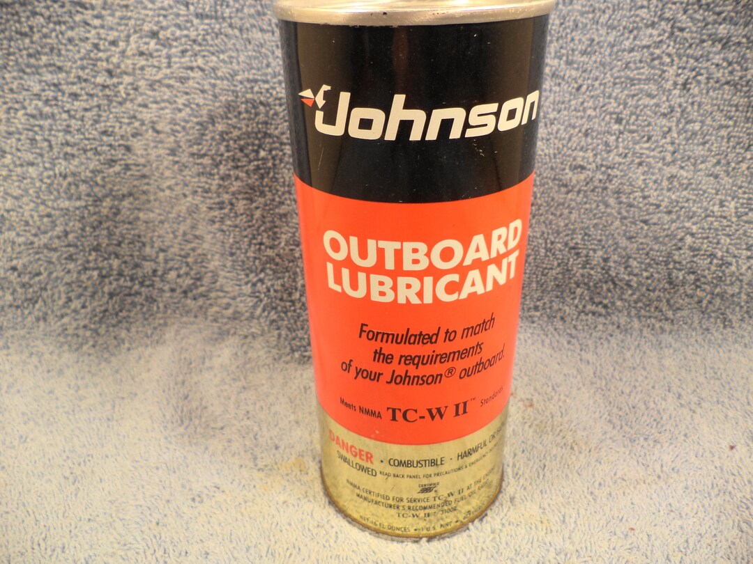 Johnson Outboard Lubricant 16 Ounce 2 Cycle Oil Can Etsy