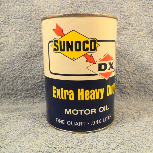 Sunoco DX Extra Heavy Duty Motor Oil 1 Quart Motor Oil Can