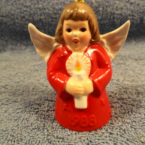 Figurine vintage Goebel ange porte bougies 16 cm en porcelaine – La Roue du Passé