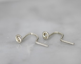 Tiny minimalist silver earrings, tiny studs, sterling silver earrings handmade, small earring set, minimalist jewelry