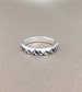 4mm Mountain Sterling Silver Ring/engraved Custom- Personalized /mountain lovers/climber/alpinist/Add text inside must selected out&inside 