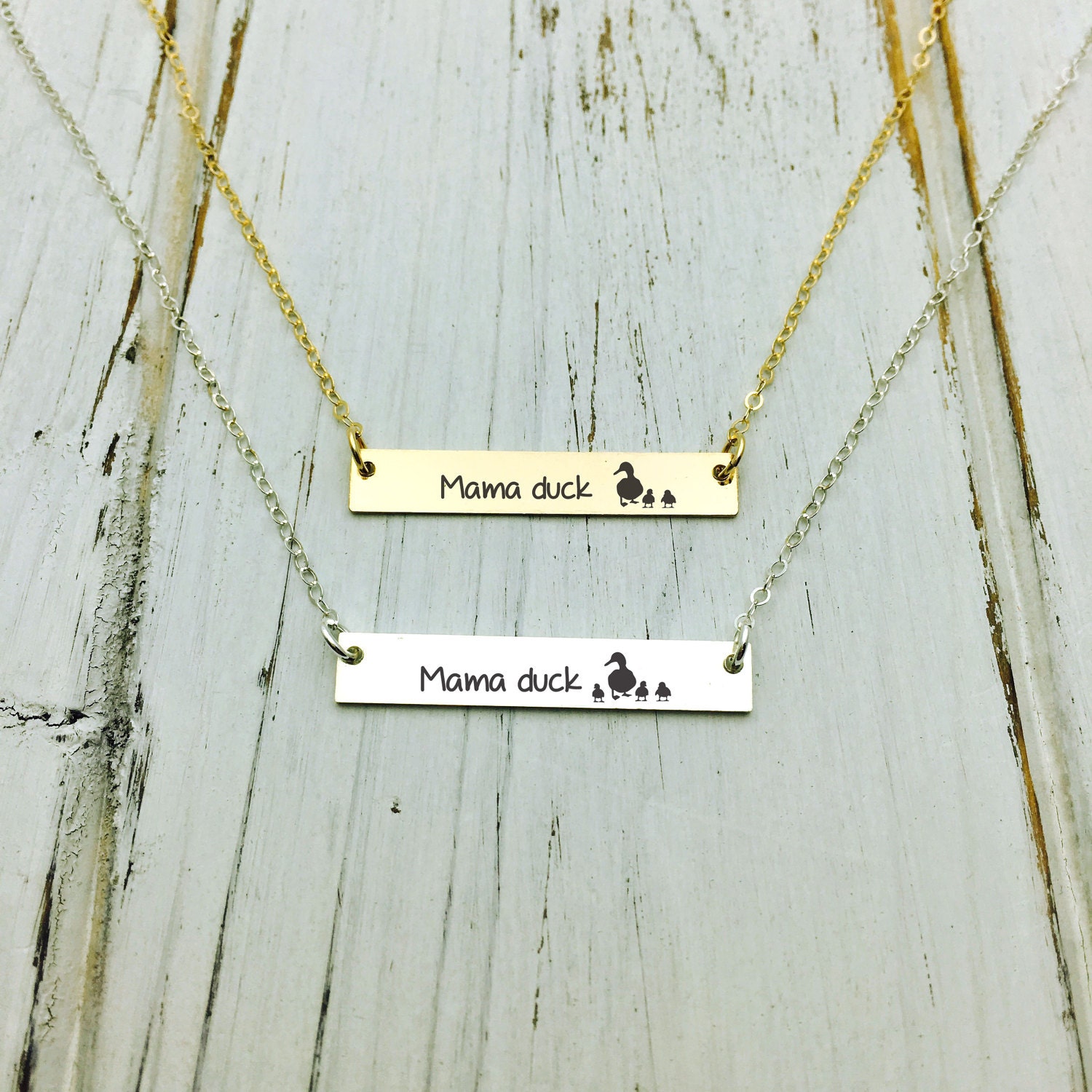 Mama Duck Necklace/ Mama Duck Silver 