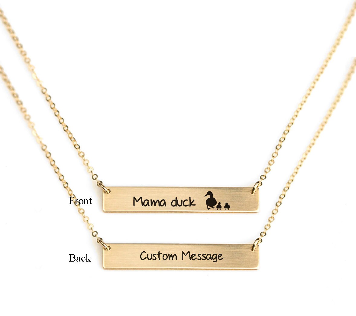 Mama Duck Necklace/ Mama Duck Silver 
