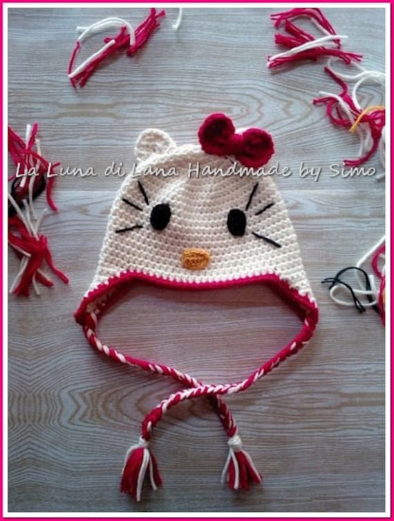Cappello di lana uncinetto per bambina regalo per bimba fan | Etsy Italia