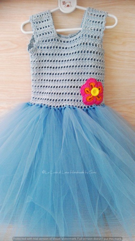 Crochet Bebe Fille Ou Robe Tablier Et La Robe De Soiree Fille Etsy France