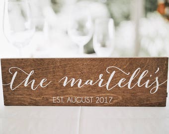 Name Sign, Family name sign, Mr and Mrs Signs, Mr and Mrs, Mr Mrs Table Sign, Last name sign, Wooden Wedding Signs, Mr Mrs signs -c