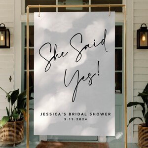 Bridal Shower Sign, bridal shower decorations, acrylic wedding shower sign, welcome sign, wedding signage, bridal shower ideas SHR018