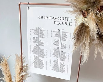 Wedding Seating Chart Sign, Acrylic Escort Boards, Seating Board, Acrylic Wedding Signs, Lucite modern wedding decor seating chart CHT010