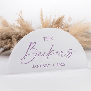 Mr Mrs wedding sign, acrylic head table sign, modern wedding sign, arch wedding sign, mr mrs shower sign, engagement present, mirror MRS001