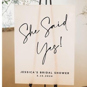 Bridal Shower Sign, bridal shower decorations, acrylic wedding shower sign, welcome sign, wedding signage, bridal shower ideas SHR018